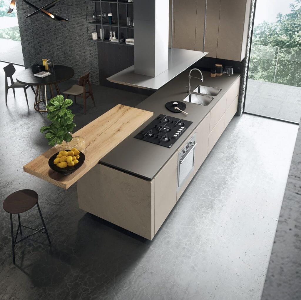 Modèle Look - cuisine SNAIDERO haut de gamme Uni-K Concept Intérieur